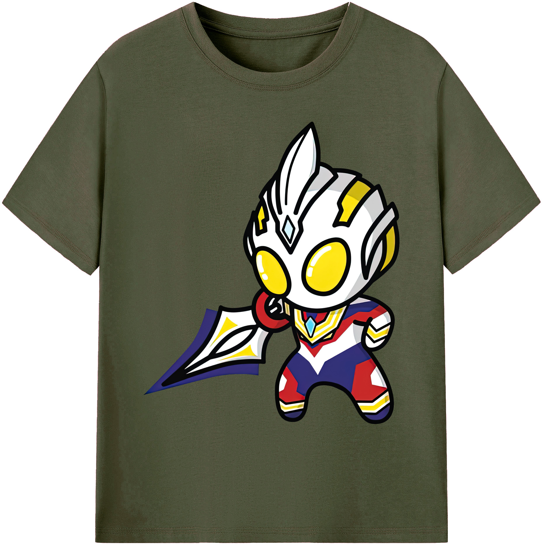 （画像用） ウルトラマン Ultraman 綿100％ メンズ半袖Tシャツ｜肌触りやわらか＆通気性